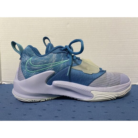 Nike Youth Zoom Freak 3 Freezing Time Dutch Blue Metallic Shoes 5Y (DB4158-401) - Picture 3 of 11